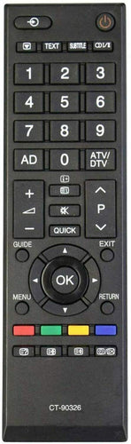Telecomando sostitutivo compatibile per tv Toshiba CT-90326, 40LV703G1 40LV733F