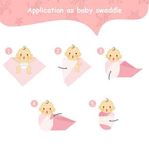 Mussole neonato set da 4 - Momcozy copertina quadrotti cotone...