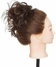 Carica l&#39;immagine nel visualizzatore di Gallery, Elastico per chignon effetto capelli finti, Coda di cavallo colore Castano, Hair