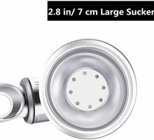 Carica l'immagine nel visualizzatore di Gallery, Supporto in ABS con ventosa per soffione doccia, Accessorio mobile cromato bagno