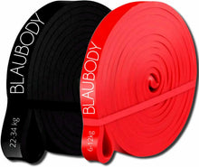Carica l'immagine nel visualizzatore di Gallery, Elastico Per Trazioni Rosso (6-12kg) + Nero (22-34kg) + 1 Ebook + 1 Borsa