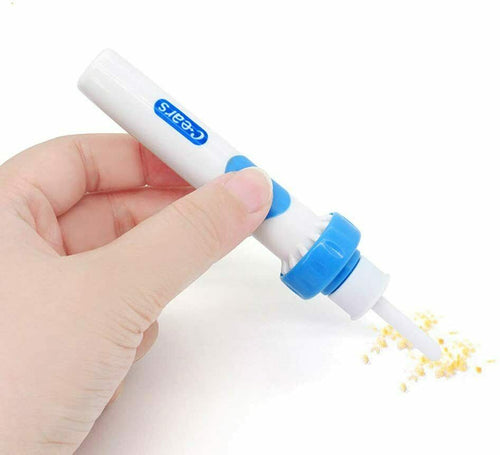 Pulisci Orecchie, Elettrico Pulitore per Q Grips Rimuovi Blu