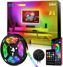 Carica l&#39;immagine nel visualizzatore di Gallery, Striscia LED con controllo Bluetooth per illuminazione retro TV fino a 65&quot; 3.5 m