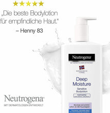 Carica l'immagine nel visualizzatore di Gallery, Neutrogena Deep Moisture lozione per il Corpo, Confezione da (3 X 400 ML)