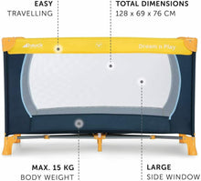 Carica l'immagine nel visualizzatore di Gallery, Lettino per neonati fino a 15 kg da viaggio, Leggero anti ribaltamento, Facile