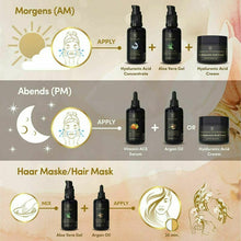 Carica l'immagine nel visualizzatore di Gallery, Regalo Donna Antietà Biologico 5x30ml: Siero Vitamina C A E + Acido 5