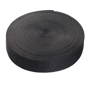 TUKA-i-AKUT Cinghia in Polipropilene 50 Metri - Spessore 38mm x 50metri, nero