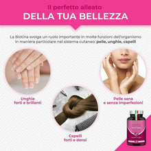 Carica l&#39;immagine nel visualizzatore di Gallery, Biotina Nutrimea Trattamento 4 Mesi | 120 capsule | Zinco Selenio Vitamina It