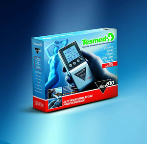 Tesmed MAX 830 con 20 elettrodi elettrostimolatore muscolare professionale :...