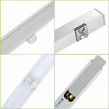 Carica l'immagine nel visualizzatore di Gallery, Lampada a 20 LED con sensore di movimento, alimentata a Batterie (non incl.)