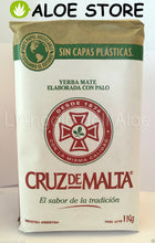 Carica l'immagine nel visualizzatore di Gallery, YERBA MATE CRUZ DE MALTA 1000gr - CON PALO - L'ORIGINALE TÈ ARGENTINO