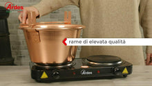Carica l'immagine nel visualizzatore di Gallery, Paiolo in rame per polenta e marmellata Ardes AR2440 Diametro 24 cm, 1.8 rpm