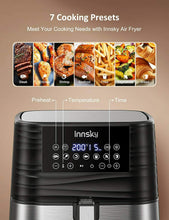 Carica l'immagine nel visualizzatore di Gallery, Innsky 5.5L 1700W, Friggitrice ad Aria con 7 Programmi + Funzione di...