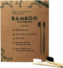 Carica l'immagine nel visualizzatore di Gallery, GeekerChip Spazzolino Bamboo[10 Pezzi],100% Senza BPA Vegan Spazzolini...