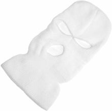 Carica l'immagine nel visualizzatore di Gallery, Mil-Tec - Passamontagna Balaclava in acrilico con 3 fori bianco
