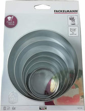 Carica l&#39;immagine nel visualizzatore di Gallery, 6 x Coppa pasta in acciaio Inox di misure diverse, Ideale per impiattare, 5-12cm