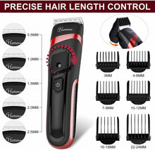 Carica l&#39;immagine nel visualizzatore di Gallery, HATTEKER Tagliacapelli Per Uomo Trimmer Capelli Professionale...