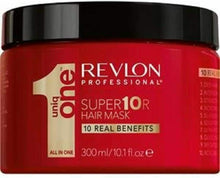 Carica l'immagine nel visualizzatore di Gallery, Maschera per capelli cura capillare Revlon Uniq One Super10R, 300 ml barattolo