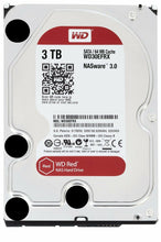 Carica l&#39;immagine nel visualizzatore di Gallery, HARD DISK 3,5 WESTERN DIGITAL RED 3TB SATA3 5400rpm 64MB 3000GB WD30EFRX PER NAS