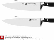 Carica l'immagine nel visualizzatore di Gallery, ZWILLING Coltello da Cucina, Acciaio Inossidabile, Nero, 20 cm 20