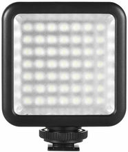 Carica l'immagine nel visualizzatore di Gallery, Luce fotografica 49 LED per fotocamera DSLR, Illuminazione dimmerabile batterie