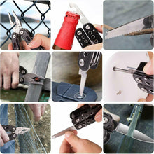 Carica l'immagine nel visualizzatore di Gallery, Pinza Multiuso 14 in 1 Morpilot Multitool in Acciaio Inox Coltellino Svizzero