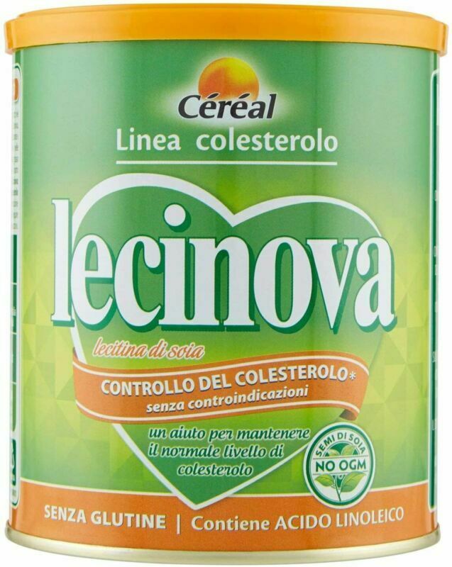 Lecinova Lecitina di Soia non OGM- Controllo del Colesterolo - barattolo...