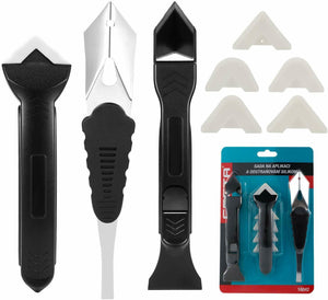 3PCS Raschietto rimozione silicone, Kit di attrezzi per calafataggio Attrezzo