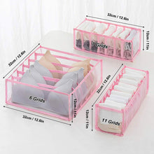 Carica l'immagine nel visualizzatore di Gallery, Cassetto Organizer per Biancheria Intima, Jolintek Set di 3 Organizzatore...