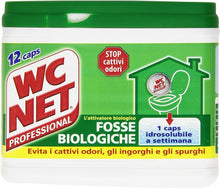 Carica l&#39;immagine nel visualizzatore di Gallery, 12 x Capsule per WC, Trattamento fosse biologiche, Evita cattivi odori ingorghi