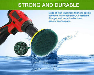 Kagni 10 Pezzi Pagliette Abrasive per Elettrico Trapano, 10 cm Spazzola per...