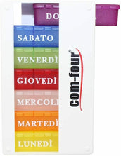 Carica l'immagine nel visualizzatore di Gallery, Dosatore medicinale Settimanale, 3 Scomparti Mattina Mezzogiorno Sera, Bianco