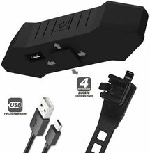Carica l&#39;immagine nel visualizzatore di Gallery, Fanale Posteriore Per Bicicletta HAHAKEE - Telecomando Wireless, Freccia e...