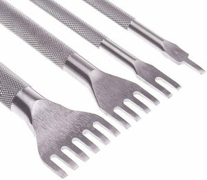 SUPVOX 4MM 1/2/4/6 Punzoni Pelle Cuoio Perforazione per pelletteria Coltello