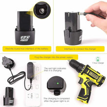 Carica l&#39;immagine nel visualizzatore di Gallery, MKODDE Trapano Avvitatore Batteria 12 V,Avvitatore Elettrico...