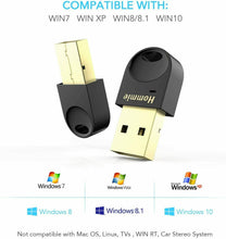 Carica l&#39;immagine nel visualizzatore di Gallery, Adattatore Bluetooth 4.0 USB, Chiavetta ricevitore adattatore per PC e laptop