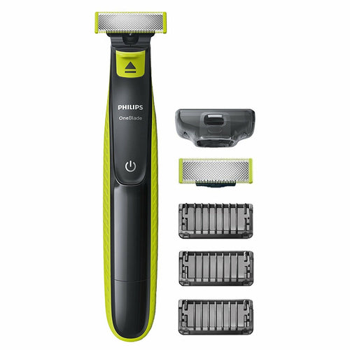Philips OneBlade: rade, regola e rifinisce, 3 pettini regolabarba + 1 lama