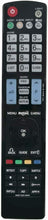 Carica l&#39;immagine nel visualizzatore di Gallery, Telecomando sostitutivo compatibile per TV LG 32LD550 ALLIMITY AKB72914004, Nero