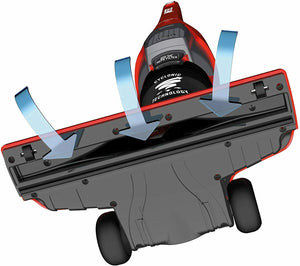 Scopa elettrica IMETEC PIUMA EXTREME SC3 600 con Filtro Hepa, Senza Sacco Rossa