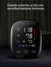 Carica l'immagine nel visualizzatore di Gallery, Misuratore elettronico digitale di pressione arteriosa da braccio Display grande
