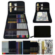 Carica l&#39;immagine nel visualizzatore di Gallery, Professionale Matite Colorate Kit per Schizzo e Disegno Artistico,70 Colori...