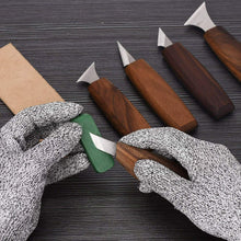 Carica l'immagine nel visualizzatore di Gallery, Jajadeal 9 in 1 Set di Strumenti per Intaglio del Legno, Scalpelli, Coltello...