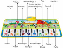 Carica l'immagine nel visualizzatore di Gallery, tappeto musicale per bambini, Tastiera per pavimento per gioco e divertimento