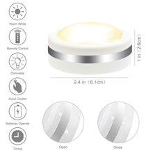 Carica l'immagine nel visualizzatore di Gallery, Luce Armadio LED, Cadrim 6 Luci Notturne a LED Senza Fili,con 2 Telecomandi,...