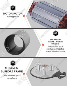 BACOENG Pompa Sommersa ad immersione DC 12V