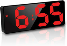 Carica l'immagine nel visualizzatore di Gallery, Sveglia digitale con ampio display LED, Funzione snooze, Alimentato a Batteria