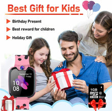 Carica l&#39;immagine nel visualizzatore di Gallery, Smartwatch Telefono per Bambini con Lettore Musicale 1GB SD Card...