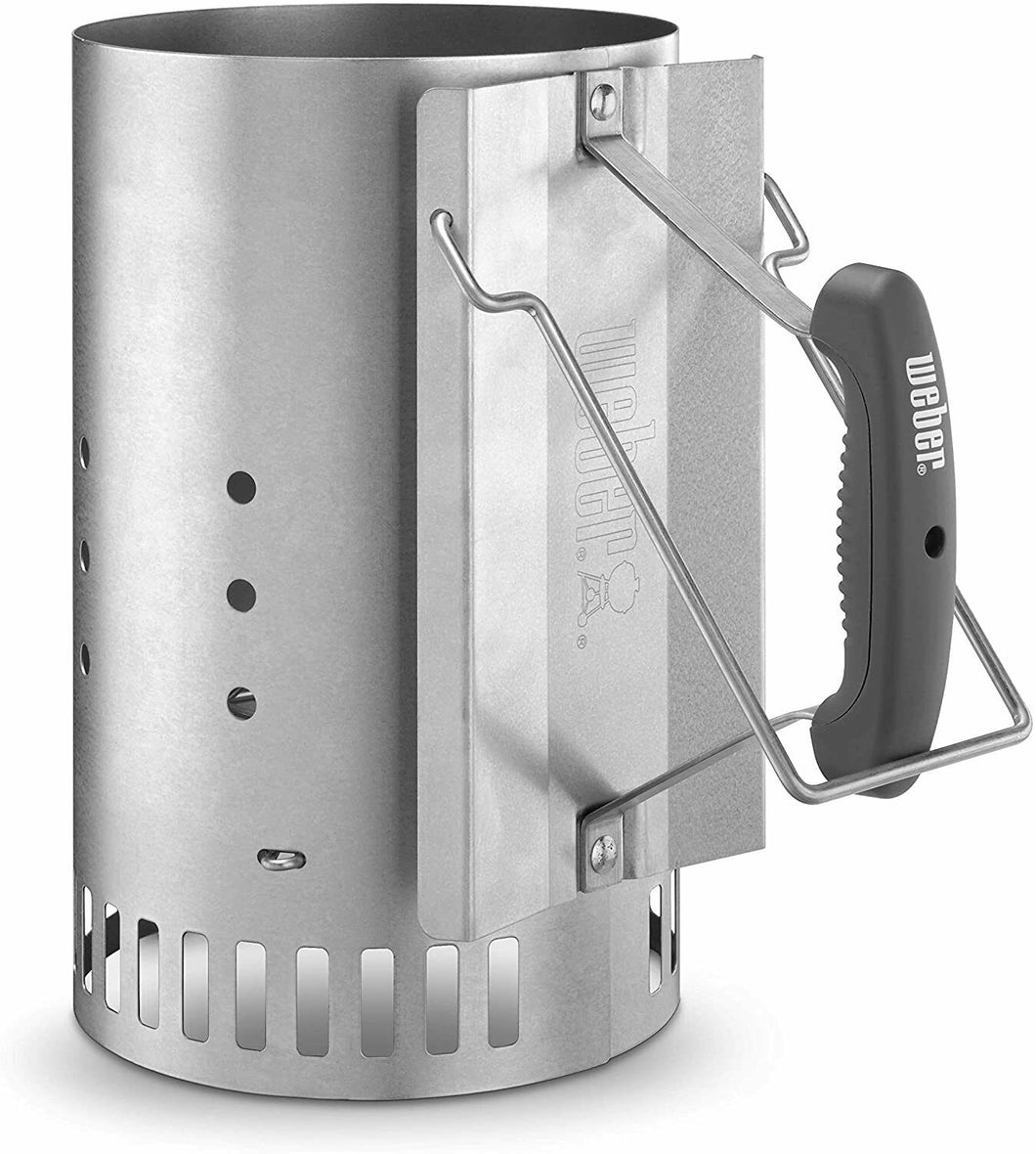Camino ciminiera starter per carbone barbecue BBQ, Weber 7416 chimney 57 cm