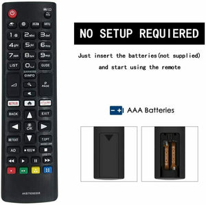 Telecomando sostitutivo compatibile per TV LG AKB75095308, Ultra Smart, Ricambio