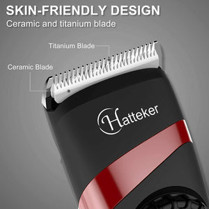 HATTEKER Tagliacapelli Per Uomo Trimmer Capelli Professionale...